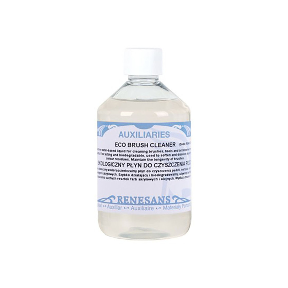 Płyn do czyszczenia pędzli, ekologiczny - Renesans - 500 ml