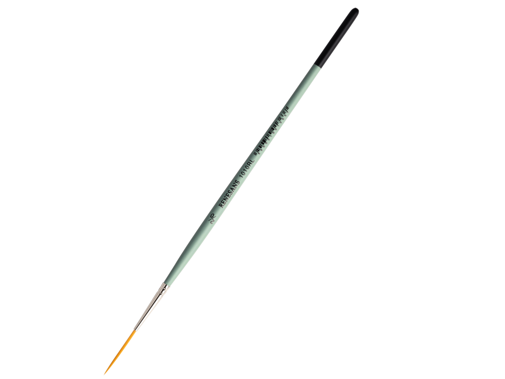 Pędzel do kaligrafii, literniczy, seria 1010RL - Renesans - krótka rączka, nr 2/0