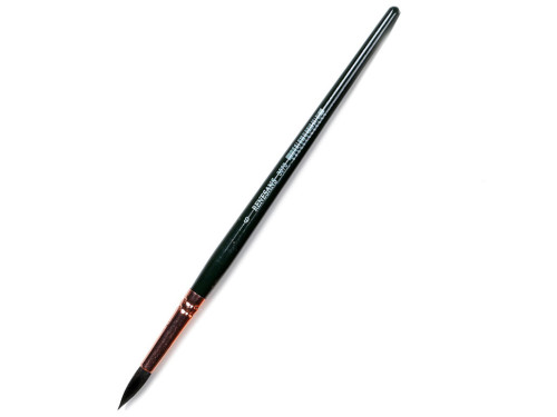 Round, natural brush, 3070 series - Renesans - short handle, no. 6