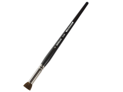 Round, natural brush for pastel smudging, A185 series - Renesans - no. 8