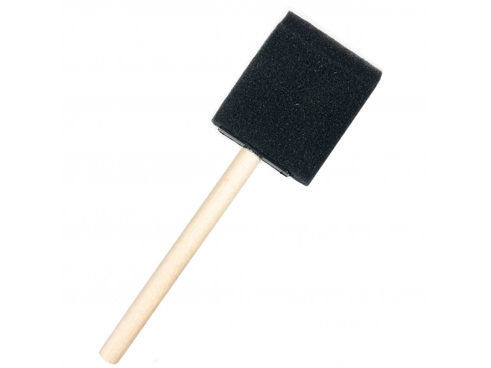 Sponge brush - Phoenix - black, 50 mm