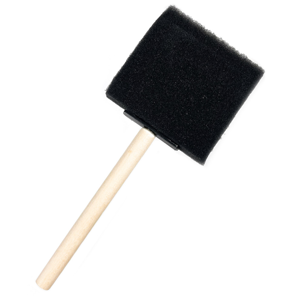 Sponge brush - Phoenix - black, 65 mm