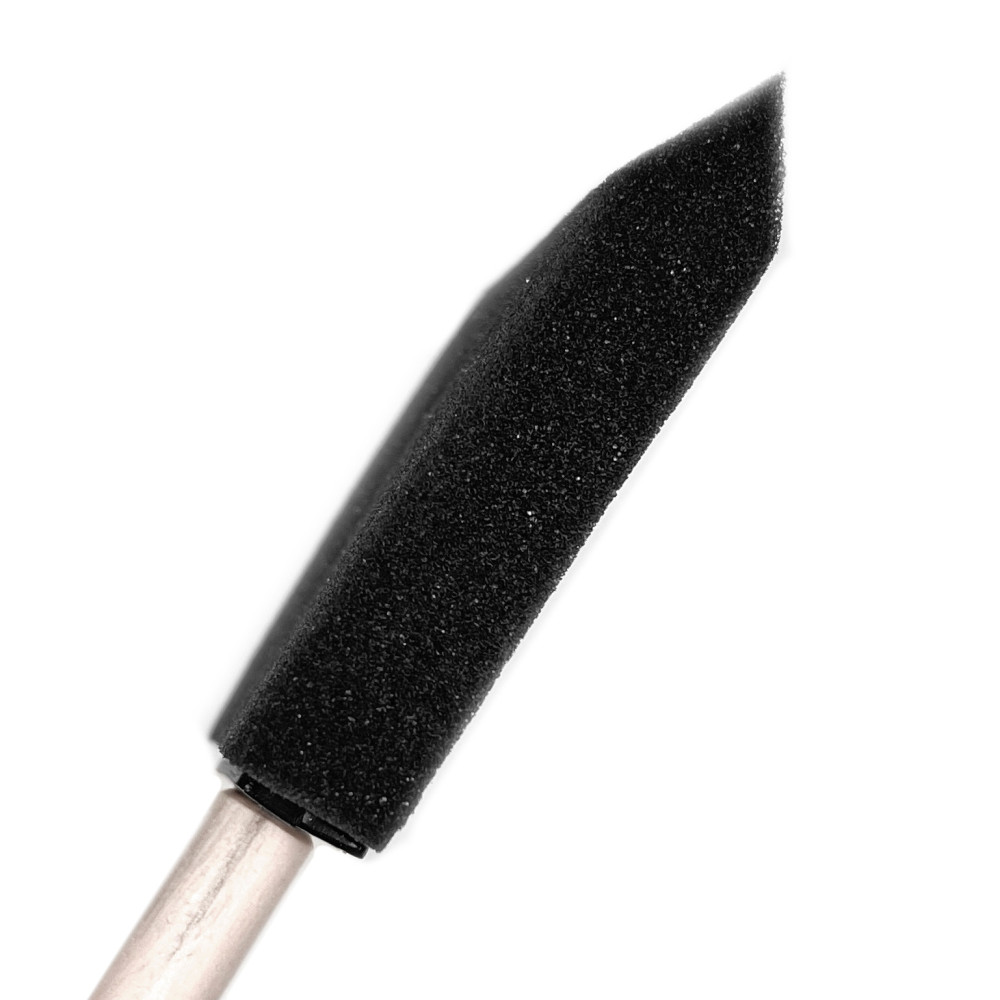 Sponge brush - Phoenix - black, 65 mm