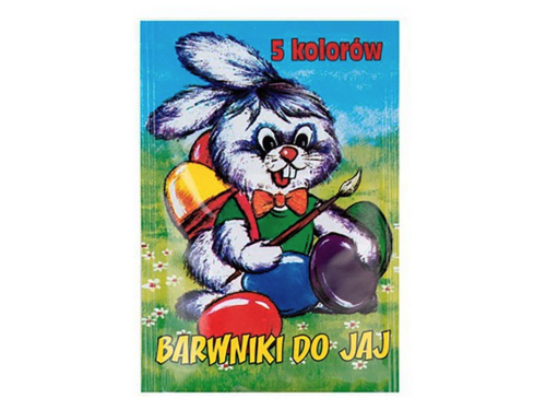 Barwniki spożywcze do jajek wielkanocnych - 5 kolorów