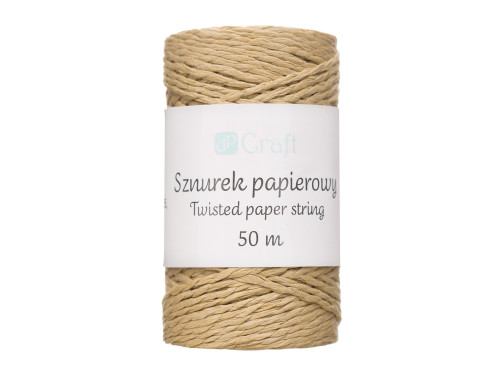Sznurek papierowy - DpCraft - kraft, 50 m