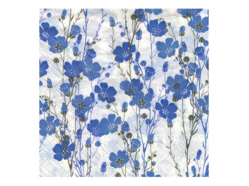 Decorative napkins - Paw - Flax Plants, 20 pcs