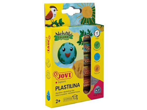 Plastelina dla dzieci Nature - Jovi - 6 kolorów x 15 g
