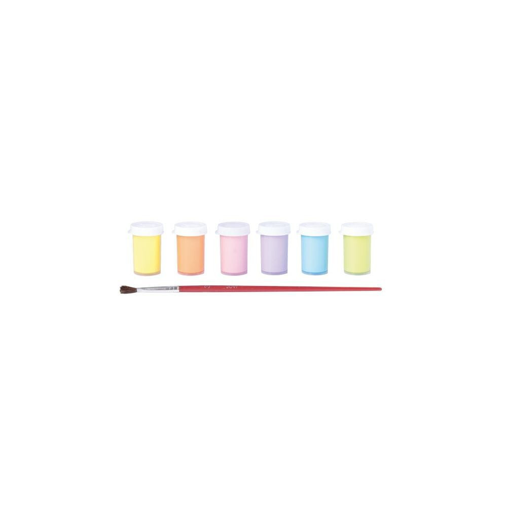 Farby plakatowe dla dzieci Pastel - Jovi - 6 kolorów x 15 ml