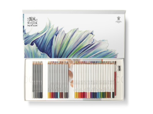 Mixed pencils set - Winsor & Newton - 45 pcs