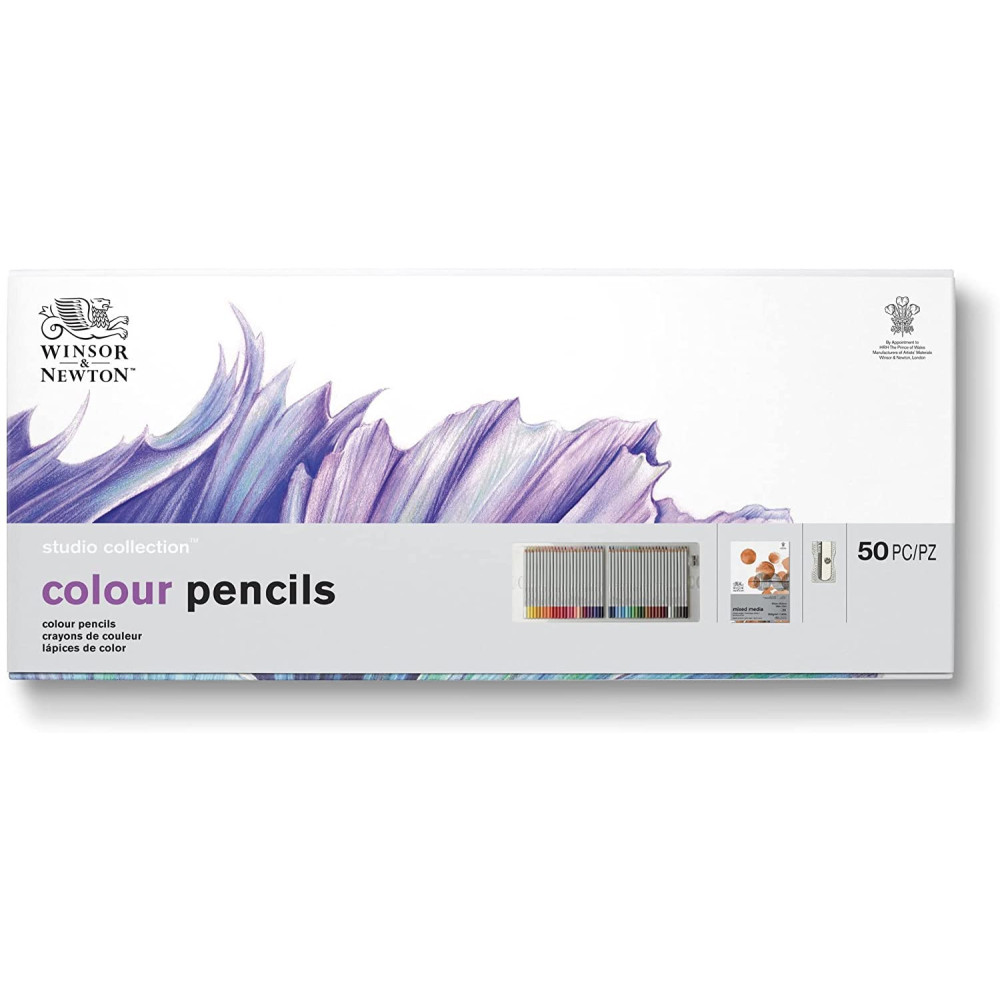 Zestaw kredek ołówkowych Colour Pencils - Winsor & Newton - 50 szt.
