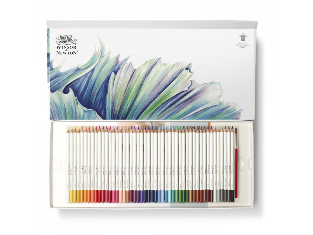 Zestaw kredek akwarelowych Watercolour Pencils - Winsor & Newton - 50 szt.