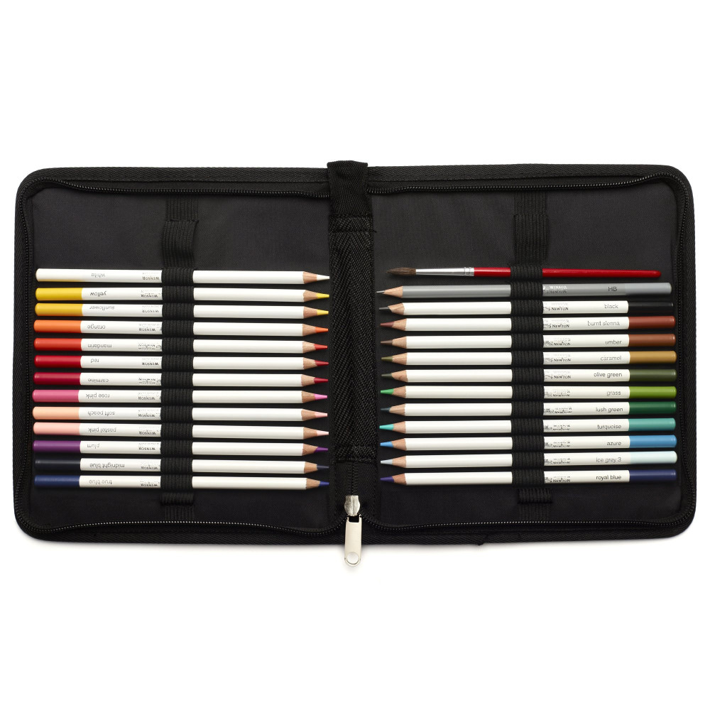 Zestaw kredek akwarelowych Watercolour Pencils w etui - Winsor & Newton - 26 szt.