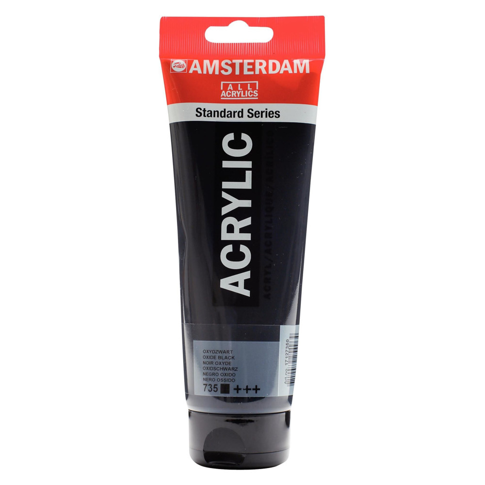 Farba akrylowa - Amsterdam - Oxide Black, 250 ml