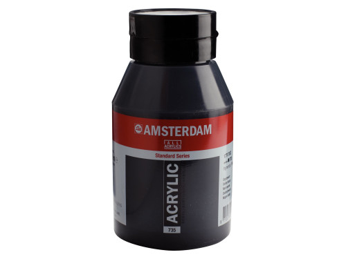 Acrylic paint in jar - Amsterdam - Oxide Black, 1000 ml