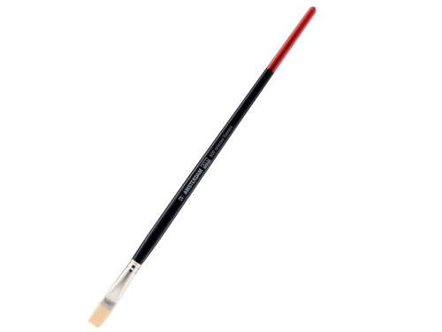 Flat, synthetic, 600 series brush - Amsterdam - long handle, no. 12
