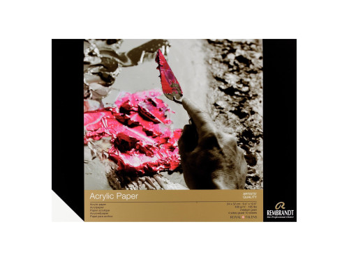 Acrylic Paper pad - Winsor & Newton - medium grain, 24 x 32 cm, 400g, 10 sheets