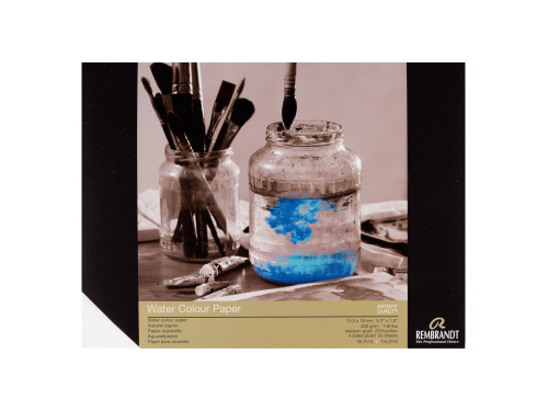Watercolor paper pad - Rembrandt - medium grain, 13,5 x 18 cm, 300 g, 20 sheets