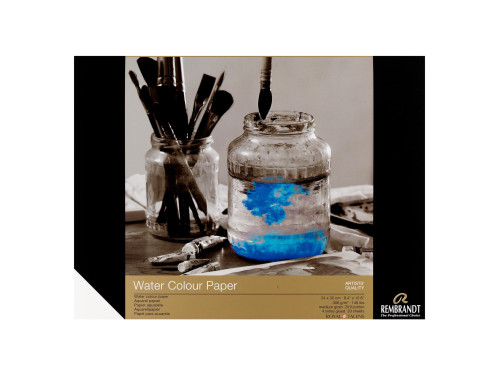 Watercolor paper pad - Rembrandt - medium grain, 24 x 32 cm, 300 g, 20 sheets