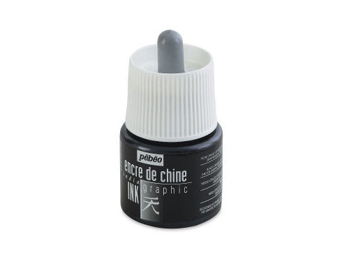 Tusz rysunkowy Graphic India Ink - Pébéo - Black, 45 ml