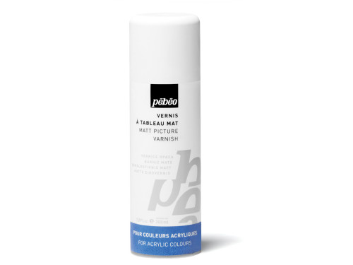 Lakier akrylowy, werniks w sprayu - Pébéo - matowy, 200 ml
