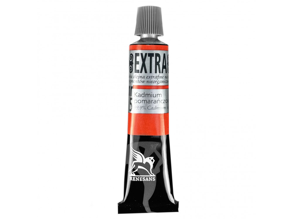 Farba olejna Extra - Renesans - 5, cadmium orange, 20 ml