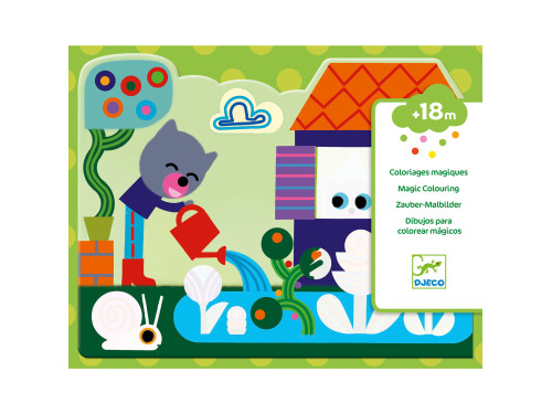 Water coloring book Hidden in the garden - Djeco