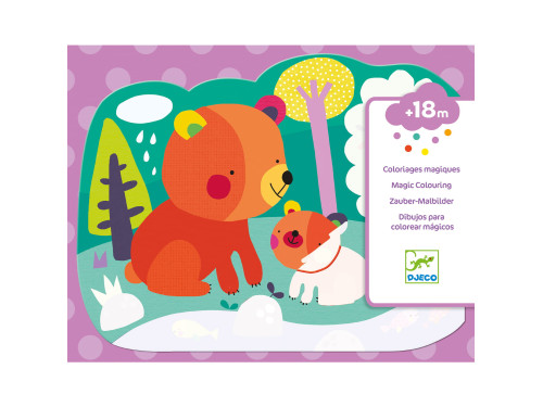 Water coloring book Hidden in the forest - Djeco