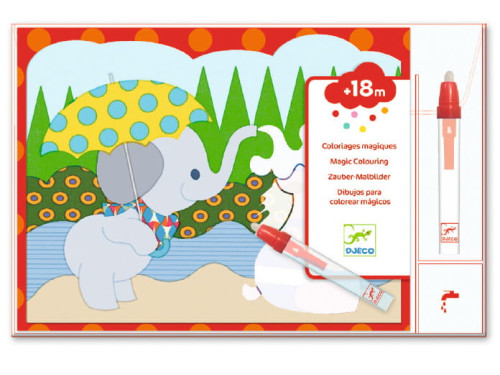 Water coloring book Hidden expeditions - Djeco