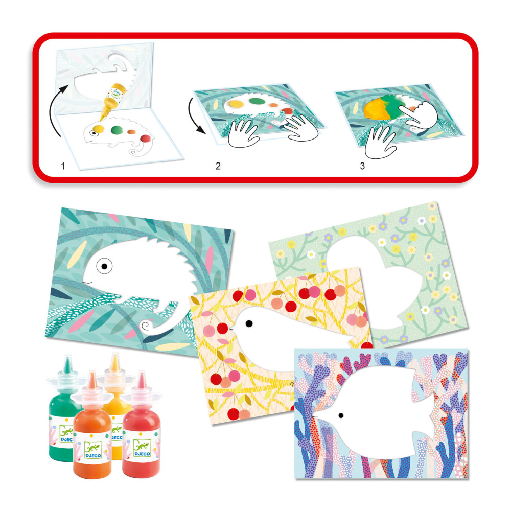 Kids art set Squirt & Spread Toddlers - Djeco