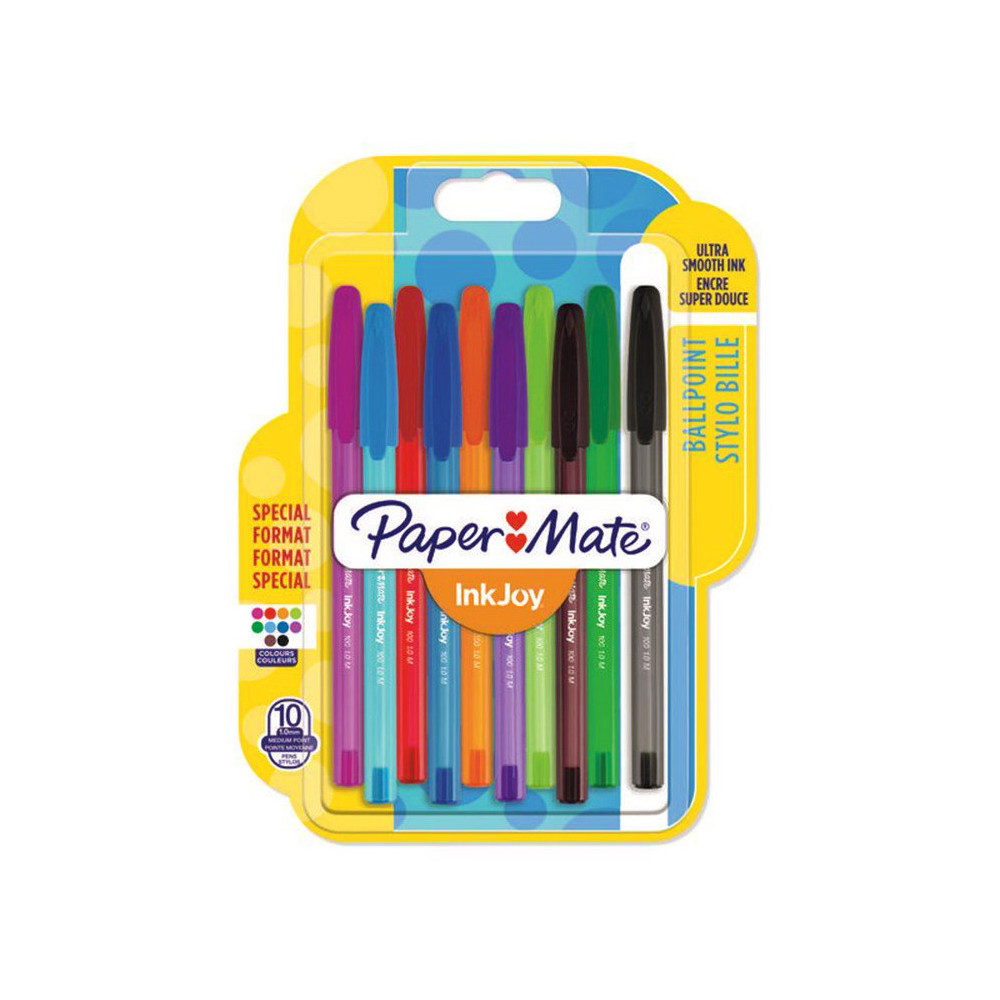 Set of InkJoy ballpoint pens - Paper Mate - 10 colors