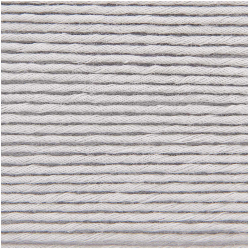 Essentials Organic Cotton DK cotton yarn - Rico Design - Silver Grey, 50 g