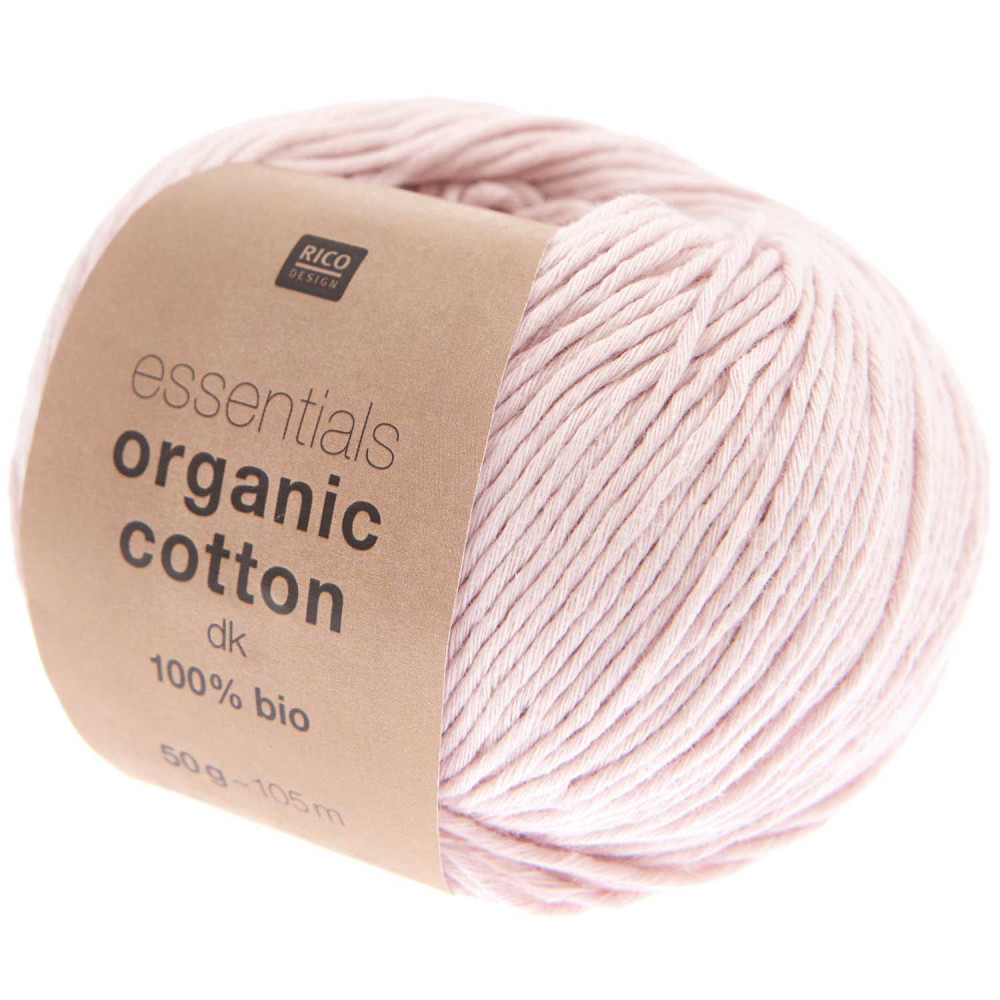 Włóczka bawełniana Essentials Organic Cotton DK - Rico Design - Pink, 50 g