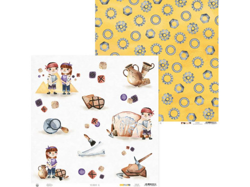 Papier do scrapbookingu 30,5 x 30,5 cm - Piątek Trzynastego - You can be 01