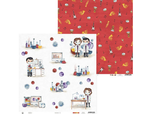 Scrapbooking paper 30,5 x 30,5 cm - Piątek Trzynastego - You can be 02