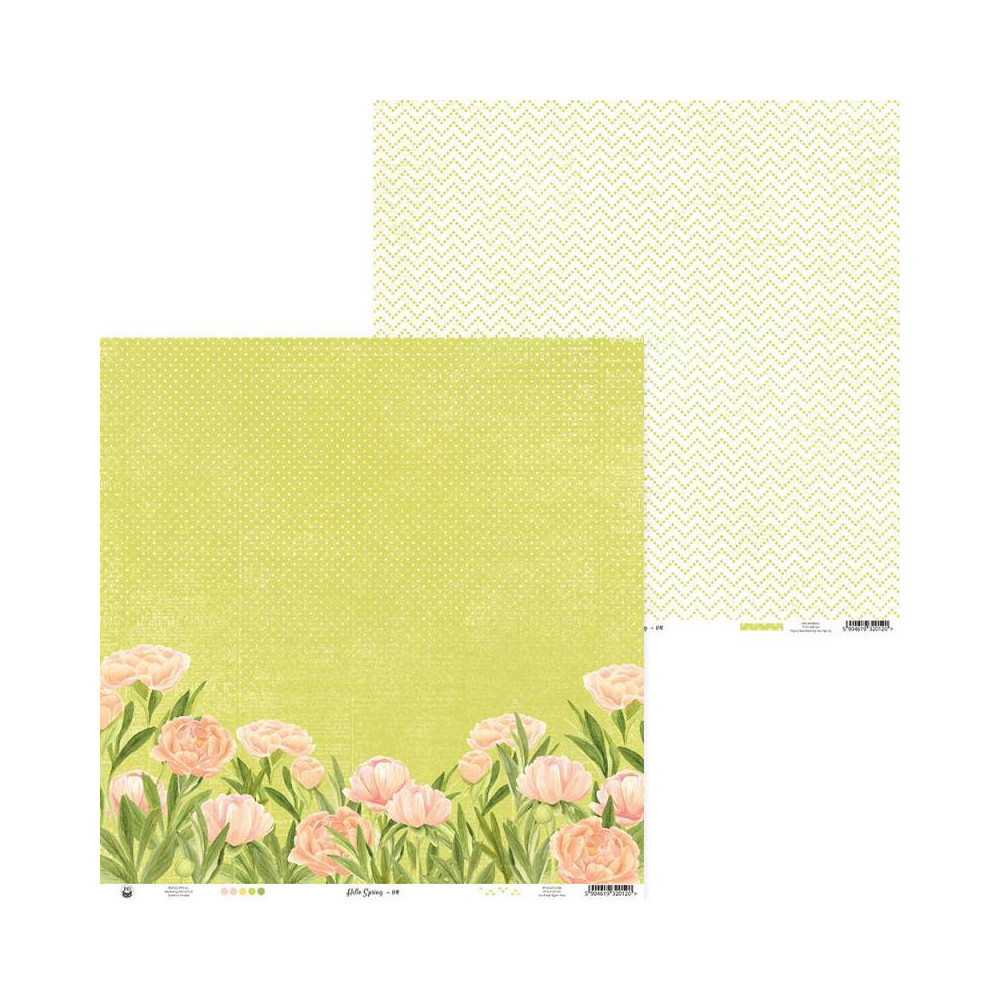 Zestaw papierów do scrapbookingu 30,5 x 30,5 cm - Piątek Trzynastego - Hello Spring
