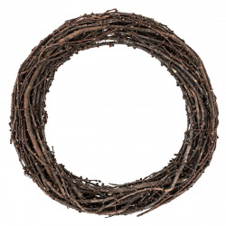 Braided branches wreath, base for garlands - DpCraft - 25 cm