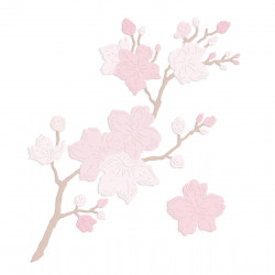 Zestaw wykrojników - DpCraft - Gałązka i kwiat magnolii, 2 szt.