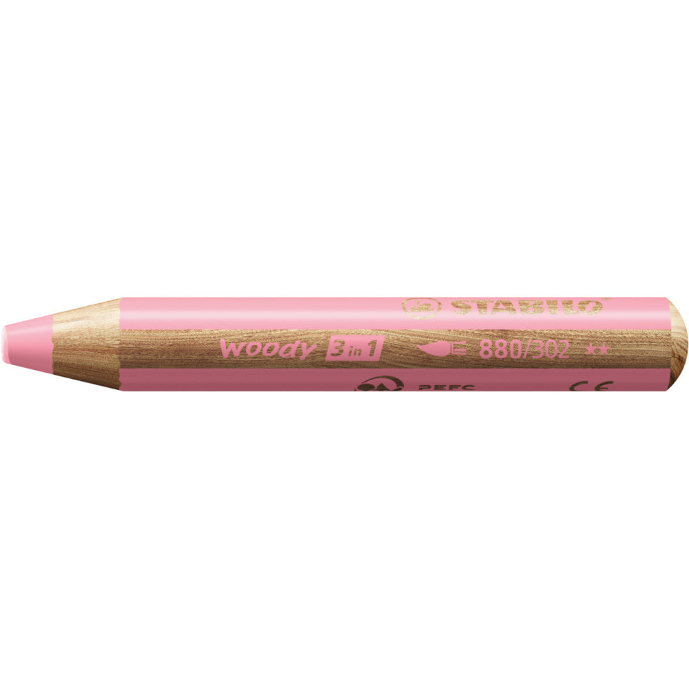 Woody 3 in 1 pencil - Stabilo - Pastel Pink