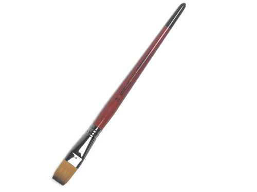 Flat, synthetic brush, 1097F series - Renesans - short handle, no. 22