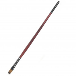 Flat, synthetic brush, 1097F series - Renesans - short handle, no. 2