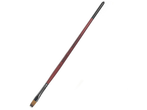 Flat, synthetic brush, 1097F series - Renesans - short handle, no. 2