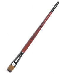 Flat, synthetic brush, 1097F series - Renesans - short handle, no. 14
