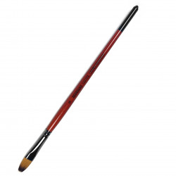 Filbert, synthetic brush, 1097FR series - Renesans - short handle, no. 8