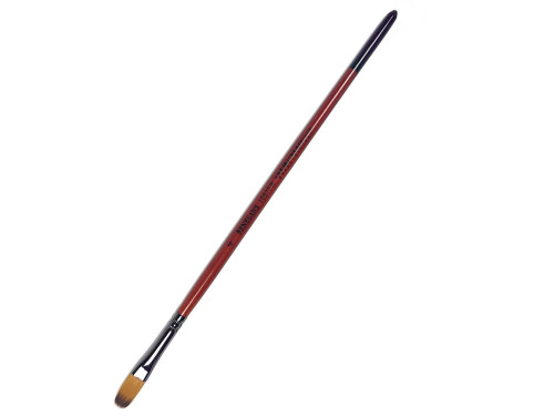 Filbert, synthetic brush, 1097FR series - Renesans - short handle, no. 4