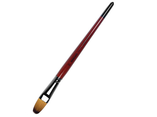 Filbert, synthetic brush, 1097FR series - Renesans - short handle, no. 22