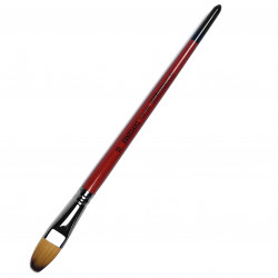 Filbert, synthetic brush, 1097FR series - Renesans - short handle, no. 18