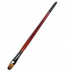 Filbert, synthetic brush, 1097FR series - Renesans - short handle, no. 14
