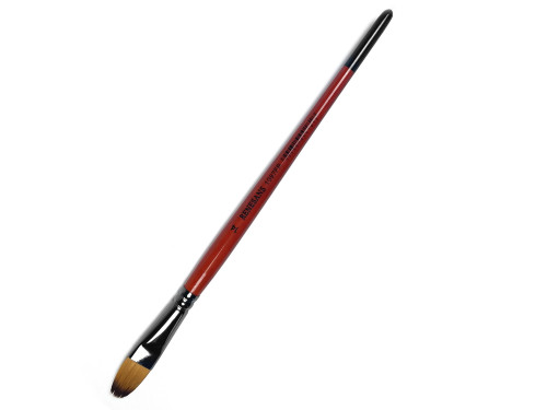 Filbert, synthetic brush, 1097FR series - Renesans - short handle, no. 14