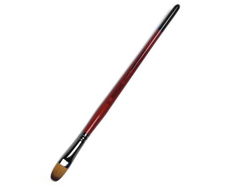 Filbert, synthetic brush, 1097FR series - Renesans - short handle, no. 12