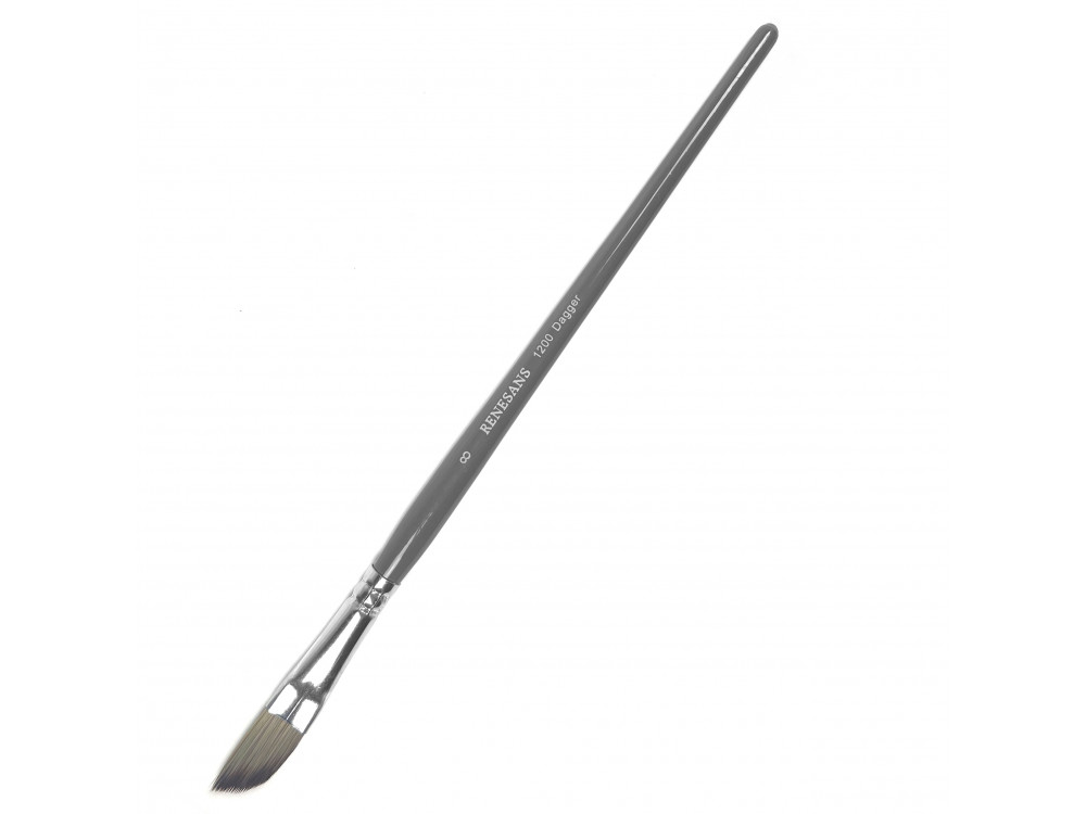 Dagger, synthetic brush, 1200D series - Renesans - short handle, no. 8